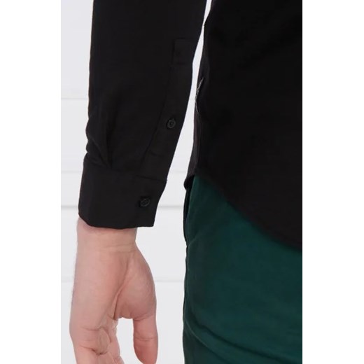 Koszula męska czarna Armani Exchange z długim rękawem 