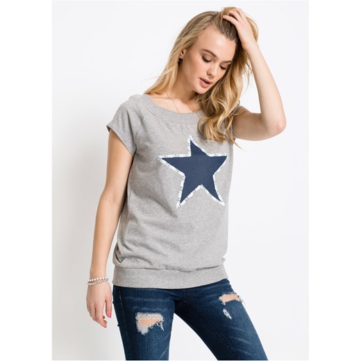 Shirt z gwiazdą ze sklepu bonprix w kategorii Bluzki damskie - zdjęcie 170740978