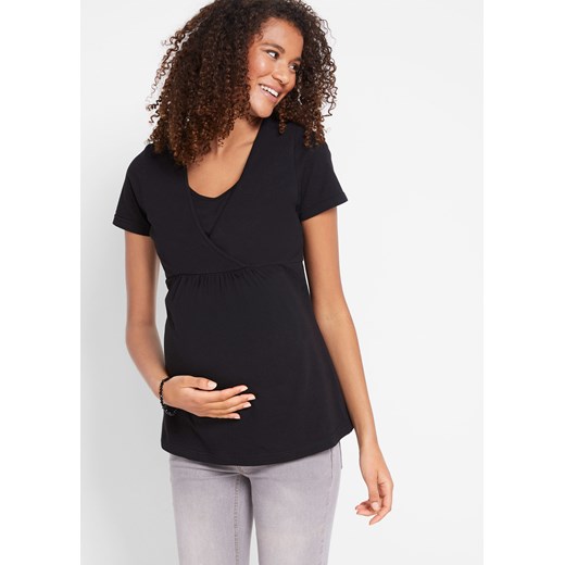 Shirt ciążowy i do karmienia (2 szt.) ze sklepu bonprix w kategorii Bluzki ciążowe - zdjęcie 170741107