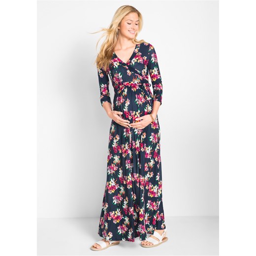 Sukienka shirtowa ciążowa i do karmienia piersią, ze zrównoważonej wikozy ze sklepu bonprix w kategorii Sukienki ciążowe - zdjęcie 170741257