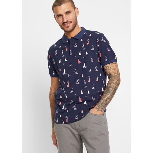 Shirt polo (2 szt.), krótki rękaw ze sklepu bonprix w kategorii T-shirty męskie - zdjęcie 170741376