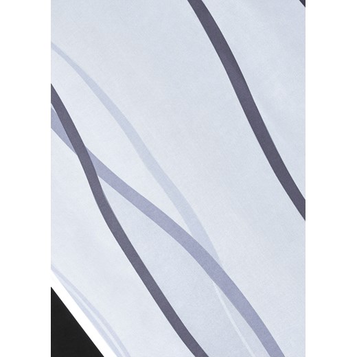 Firany panelowe: 1x gładka + 1x z nadrukiem (2 części) ze sklepu bonprix w kategorii Firany - zdjęcie 170742158