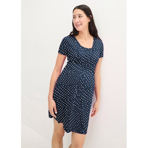Sukienka ciążowa i do karmienia,w kropki ze sklepu bonprix w kategorii Sukienki ciążowe - zdjęcie 170742405