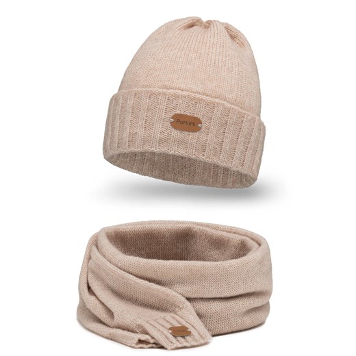 PaMaMi Elisa Premium2Pack ze sklepu JK-Collection w kategorii Komplety czapka i szalik damskie - zdjęcie 170743505
