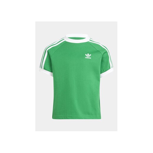 adidas T-Shirt adicolor 3-Stripes IR6896 Zielony Loose Fit ze sklepu MODIVO w kategorii T-shirty chłopięce - zdjęcie 170744946