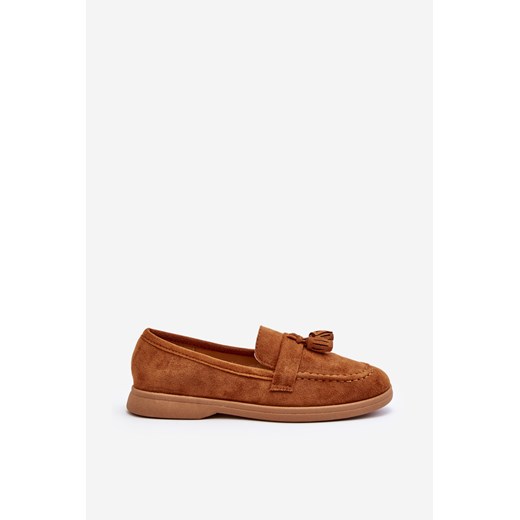 Mokasyny Damskie Zamsz Camel Dansitu N22-992 Fc3 38 ZAZOO