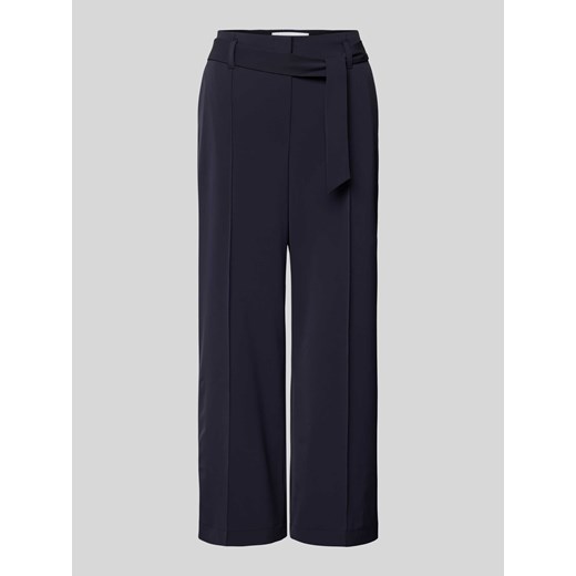 Spodnie materiałowe o kroju regular fit z przeszytym kantem model ‘AGATHA’ ze sklepu Peek&Cloppenburg  w kategorii Spodnie damskie - zdjęcie 170749369