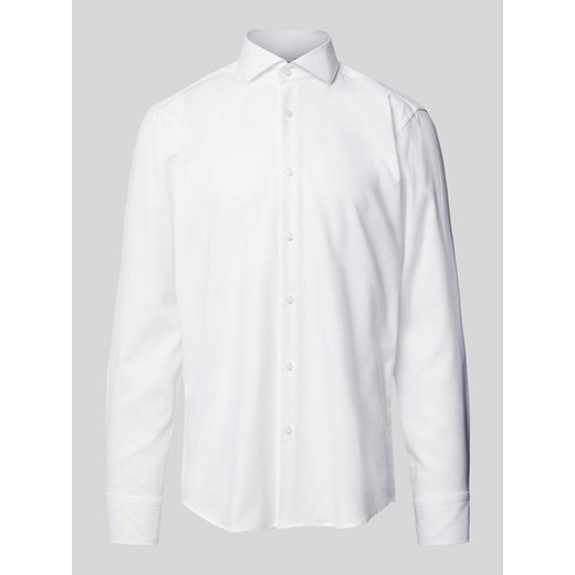 Koszula biznesowa o kroju regular fit z fakturowanym wzorem model ‘Joe’ ze sklepu Peek&Cloppenburg  w kategorii Koszule męskie - zdjęcie 170749575