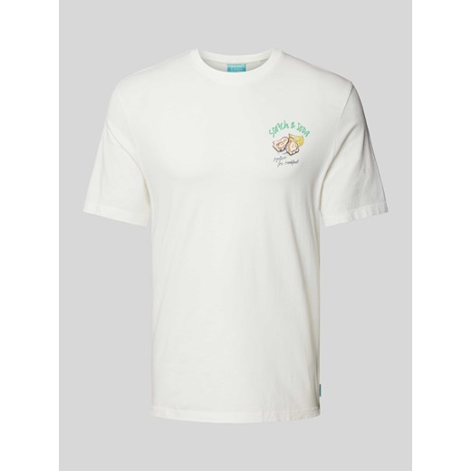 T-shirt z okrągłym dekoltem ze sklepu Peek&Cloppenburg  w kategorii T-shirty męskie - zdjęcie 170749586