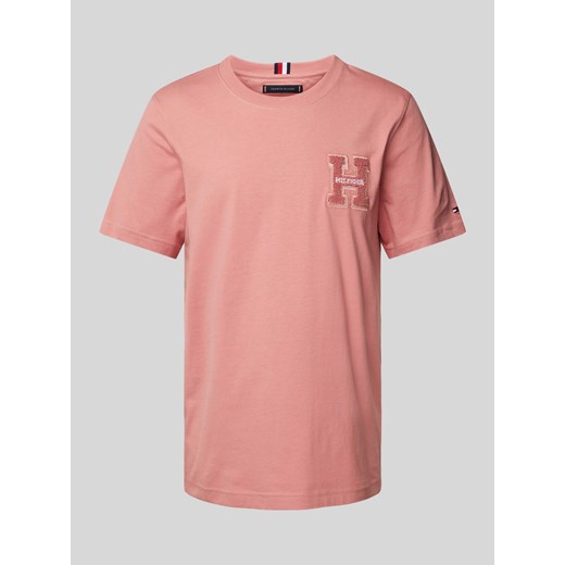 T-shirt z naszywką z logo ze sklepu Peek&Cloppenburg  w kategorii T-shirty męskie - zdjęcie 170749736