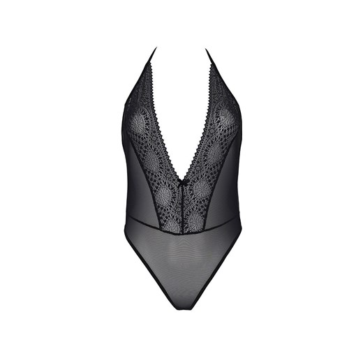 Czarne body damskie Drosera, Kolor czarny, Rozmiar S/M, Passion ze sklepu Primodo w kategorii Gorsety - zdjęcie 170750805