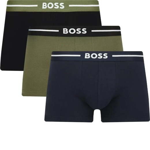 BOSS Bokserki 3-pack Trunk 3P Bold M okazyjna cena Gomez Fashion Store
