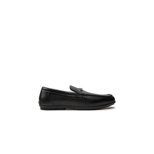 Calvin Klein Mokasyny Driving Shoe Metal Bar Mono HM0HM01433 Czarny ze sklepu MODIVO w kategorii Mokasyny męskie - zdjęcie 170752506