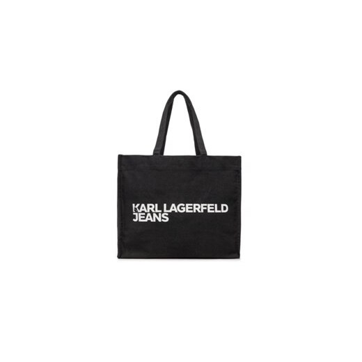 Karl Lagerfeld Jeans Torebka 240J3920 Czarny ze sklepu MODIVO w kategorii Torby Shopper bag - zdjęcie 170752517