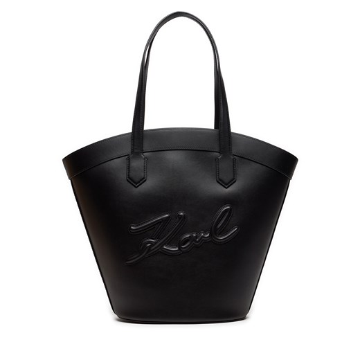 Torebka KARL LAGERFELD 241W3015 Black ze sklepu eobuwie.pl w kategorii Torby Shopper bag - zdjęcie 170753826