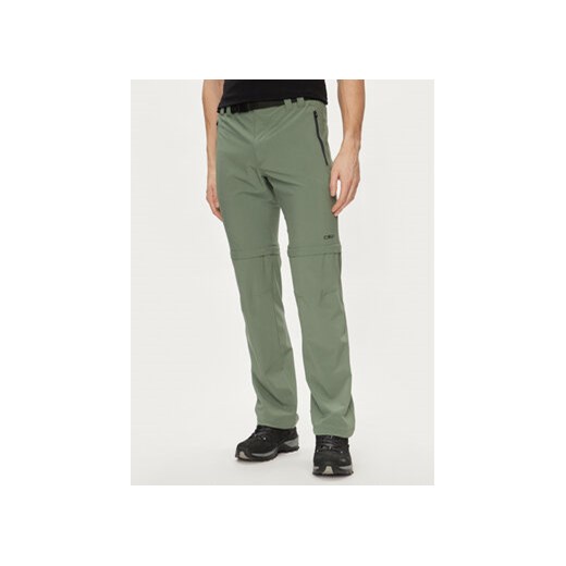 CMP Spodnie outdoor 3T51647 Zielony Regular Fit ze sklepu MODIVO w kategorii Spodnie męskie - zdjęcie 170754477