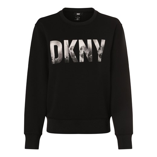 DKNY Bluza damska Kobiety czarny nadruk ze sklepu vangraaf w kategorii Bluzy damskie - zdjęcie 170756137