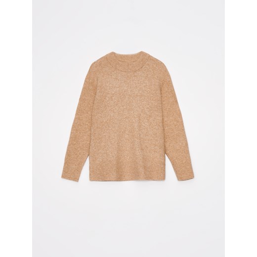 Mohito - Beżowy sweter - beżowy ze sklepu Mohito w kategorii Swetry damskie - zdjęcie 170756247
