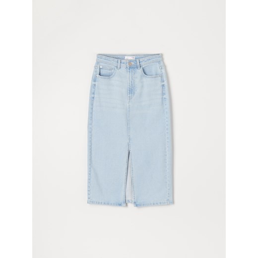 Sinsay - Spódnica midi - niebieski Sinsay 42 Sinsay