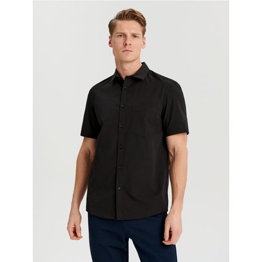 Sinsay - Koszula regular fit - czarny ze sklepu Sinsay w kategorii Koszule męskie - zdjęcie 170757375
