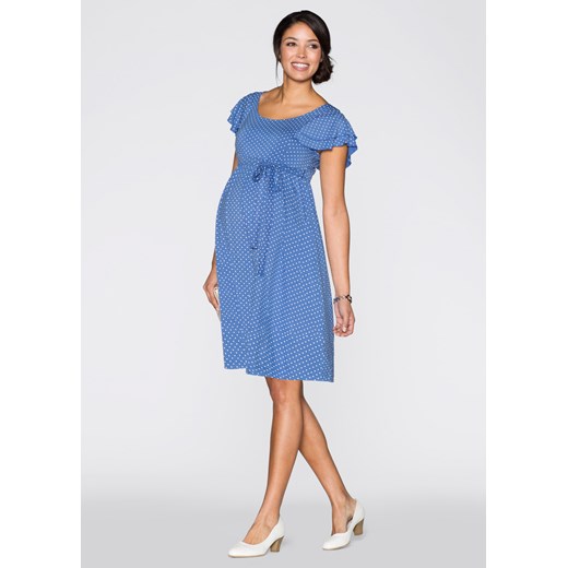 Sukienka shirtowa ciążowa ze zrównoważonej wiskozy ze sklepu bonprix w kategorii Sukienki ciążowe - zdjęcie 170766545