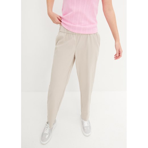 Spodnie chino w krótszej długości ze sklepu bonprix w kategorii Spodnie damskie - zdjęcie 170766818