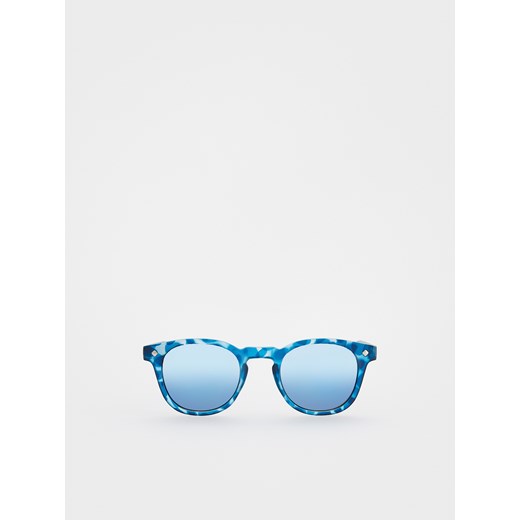 Reserved - Wzorzyste okulary przeciwsłoneczne - niebieski ze sklepu Reserved w kategorii Okulary przeciwsłoneczne dziecięce - zdjęcie 170767178