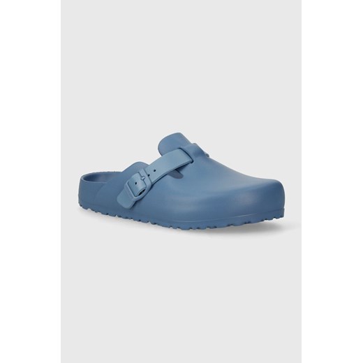 Birkenstock klapki Boston Eva damskie kolor niebieski 1027259 ze sklepu PRM w kategorii Klapki damskie - zdjęcie 170769766