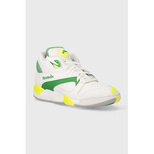 Reebok Classic sneakersy skórzane Court Victory Pump kolor biały 100203282 ze sklepu PRM w kategorii Buty sportowe męskie - zdjęcie 170770026