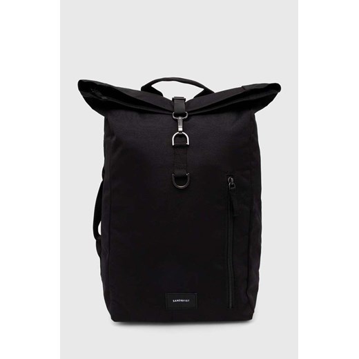 Sandqvist plecak Dante Vegan kolor czarny duży gładki SQA2397 ze sklepu PRM w kategorii Plecaki - zdjęcie 170770148