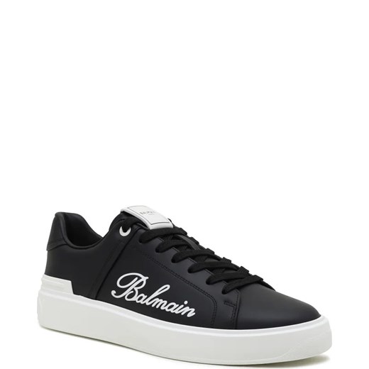 Balmain Skórzane sneakersy B-COURT-CUIR&SIGNATURE 45 Gomez Fashion Store