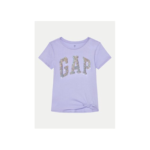 Gap T-Shirt 886009 Fioletowy Regular Fit ze sklepu MODIVO w kategorii Bluzki dziewczęce - zdjęcie 170771566