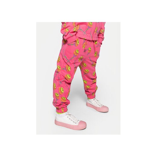 Coccodrillo Spodnie dresowe WC4120101LGD Różowy Regular Fit ze sklepu MODIVO w kategorii Spodnie dziewczęce - zdjęcie 170771638
