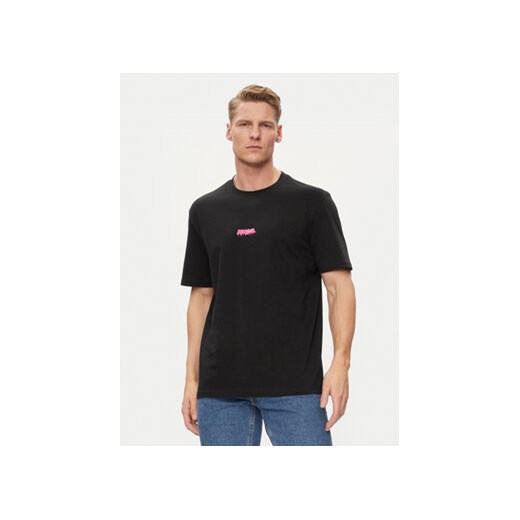 Hugo T-Shirt Dindion 50509966 Czarny Relaxed Fit ze sklepu MODIVO w kategorii T-shirty męskie - zdjęcie 170771658