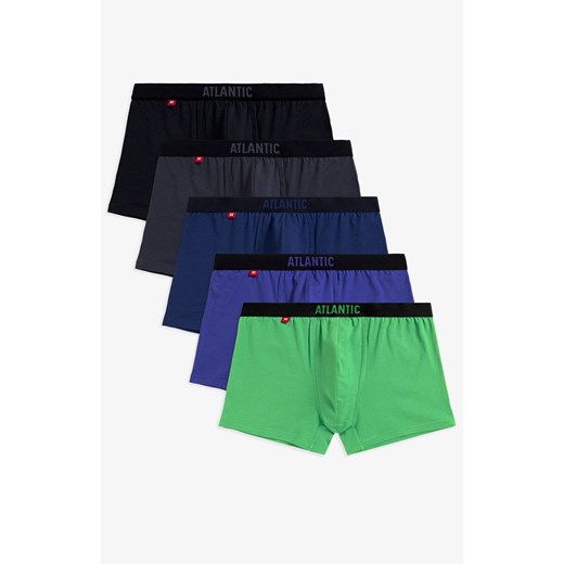 5-pack Bawełniane bokserki męskie 5SMH-004, Kolor multicolour, Rozmiar XL, ATLANTIC ze sklepu Intymna w kategorii Majtki męskie - zdjęcie 170771819