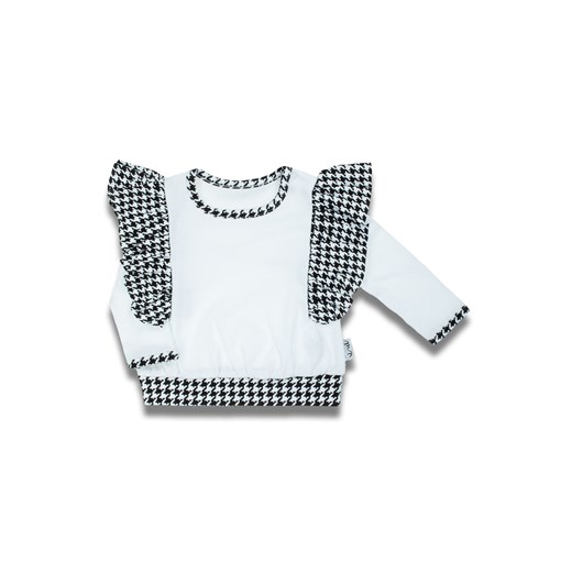 Bluzka bawełniana dla dziewczynki z długim rękawem ze sklepu 5.10.15 w kategorii Bluzki dziewczęce - zdjęcie 170772387