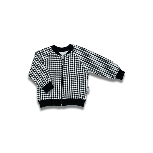 Bluza dresowa czarno-biała w pepitkę ze sklepu 5.10.15 w kategorii Bluzy dziewczęce - zdjęcie 170772575