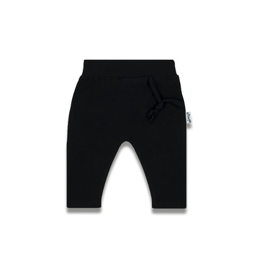 Spodnie bawełniane dla dziewczynki czarne ze sklepu 5.10.15 w kategorii Legginsy niemowlęce - zdjęcie 170772748