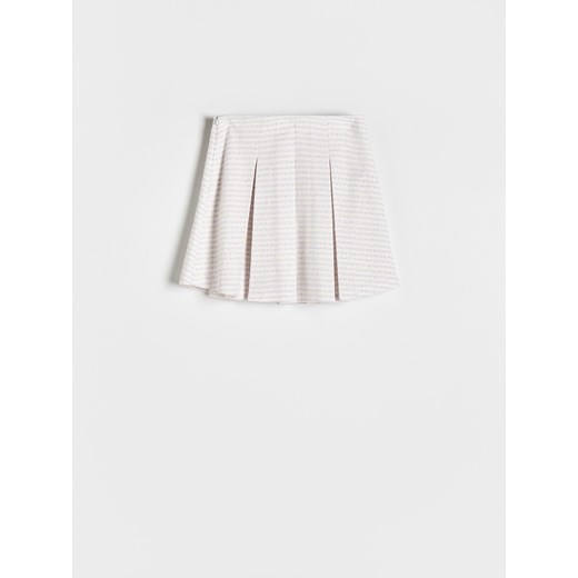 Reserved - Tweedowa spódnica - złamana biel ze sklepu Reserved w kategorii Spódnice dziewczęce - zdjęcie 170773446