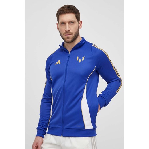 adidas Performance bluza treningowa Messi kolor niebieski z aplikacją IS6465 ze sklepu ANSWEAR.com w kategorii Bluzy męskie - zdjęcie 170775047