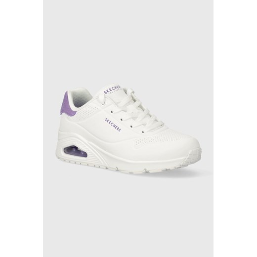 Skechers sneakersy UNO kolor biały ze sklepu ANSWEAR.com w kategorii Buty sportowe damskie - zdjęcie 170775158