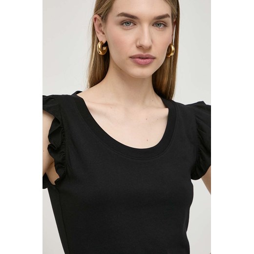 Silvian Heach t-shirt damskie kolor czarny ze sklepu ANSWEAR.com w kategorii Bluzki damskie - zdjęcie 170775455