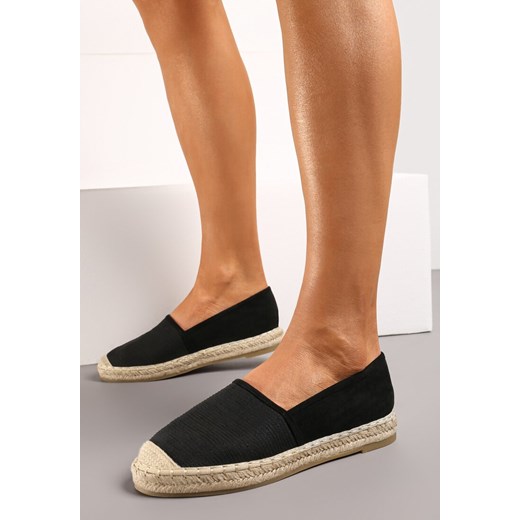 Espadryle damskie Born2be na lato tkaninowe w stylu boho bez zapięcia 