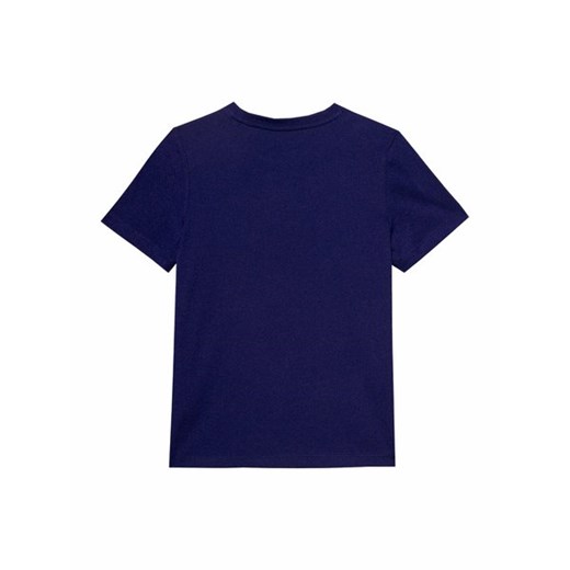 Granatowy t-shirt chłopięce 4F z krótkim rękawem 
