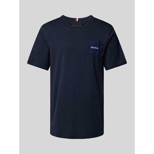 T-shirt z naszywką z logo ze sklepu Peek&Cloppenburg  w kategorii T-shirty męskie - zdjęcie 170778628