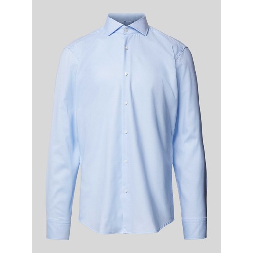 Koszula biznesowa o kroju regular fit z fakturowanym wzorem model ‘Joe’ ze sklepu Peek&Cloppenburg  w kategorii Koszule męskie - zdjęcie 170778746