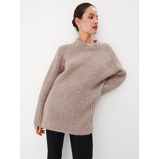 Mohito - Beżowy sweter - beżowy ze sklepu Mohito w kategorii Swetry damskie - zdjęcie 170779286