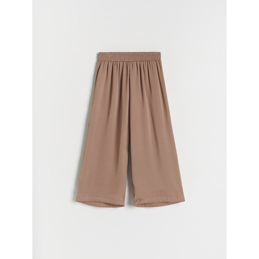 Reserved - Spodnie wide leg - złoty ze sklepu Reserved w kategorii Spodnie dziewczęce - zdjęcie 170779986