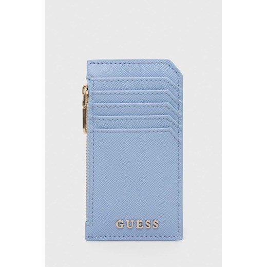 Guess portfel damski kolor niebieski RW1630 P4201 ze sklepu ANSWEAR.com w kategorii Portfele damskie - zdjęcie 170780746