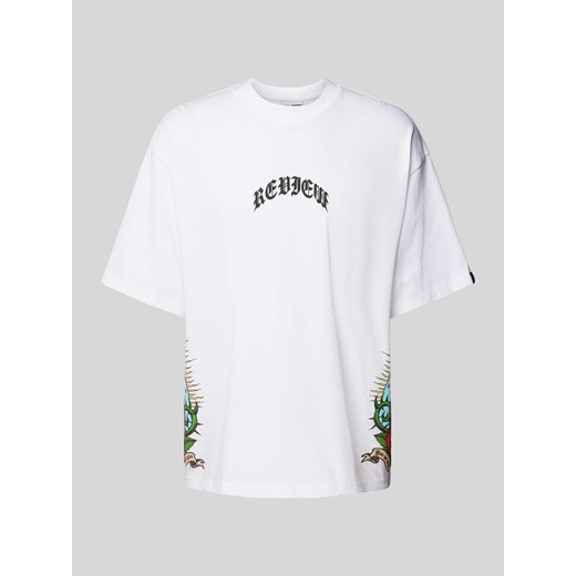 T-shirt z nadrukiem z logo i motywem ze sklepu Peek&Cloppenburg  w kategorii T-shirty męskie - zdjęcie 170781828